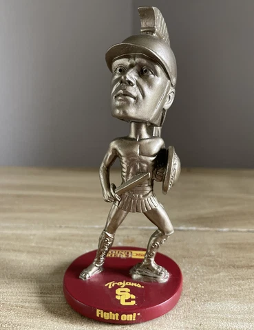 USC Bronze Trojan SOUTHERN CAL Trojans Mascot Student Giveaway Mini Bobblehead Cover