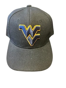 West Virginia University WV Mountaineers Black Baseball Hat Cap NWOT - Picture 1 of 4