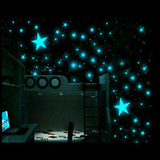 3D Stars Glow In The Dark Luminous Fluorescent Wall Stickers Kids Bedroom Decor