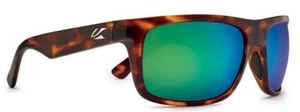 New Kaenon Polarized Sunglasses BURNET MID Matte BlackUltra Coastal Green Lenses - Picture 1 of 1
