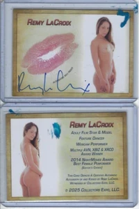 Remy LaCroix Signed & Kissed Trading Card Collectors Expo Model #7 - Imagen 1 de 1