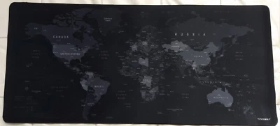 GAMING MOUSE PAD 900 x 400 mm - GLOBAL TITANWOLF BLACK - Immagine 1 di 4