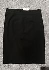 NWT Gap Women?s 2 Pencil Skirt Black Stretch Back zip & Slit. Retail: $59.50