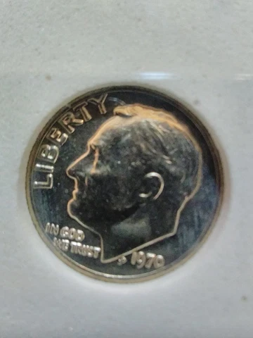 Decade 1970 Thur 1979 AU Philadelphia Roosevelt Dimes Each One In Acrylic Holder Cover
