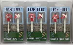 Miami Ohio Redhawks Golf Pro Rubber Head Golf Tees, 6 Total Golf Tees 🔥⛳🏈 - Picture 1 of 3