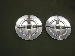 1957 Chevrolet 150,210, & Belair Metal Bumper Inserts Used OEM - Bild 1 von 4