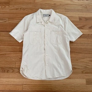 Freenote Cloth Short Sleeve Shirt in Parchment Medium - Picture 1 of 10