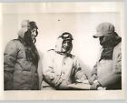 Photo de presse chiliens VIDELAS & RAMON CORTES annexion de l'Antarctique 1948
