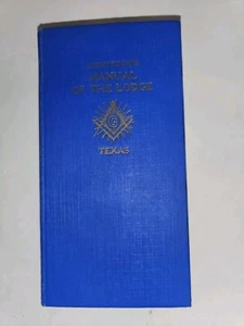 Vintage Lightfoot's Manual of the Lodge Texas 1934 Masonic- Rare - Picture 1 of 4