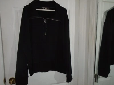 Top Earth Yoga Negro 1/4 Cremallera Talla XXL Foto 1 de 2