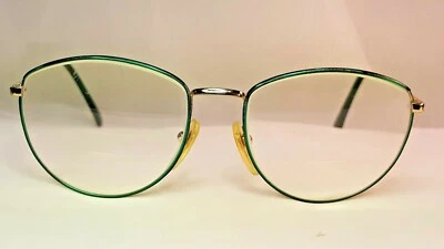 Gafas de diseñador vintage verdes Liz Claiborne 55 19 140 Foto 1 de 4