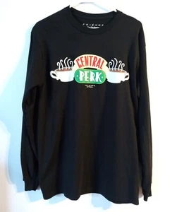 Friends die TV-Serie Größe Medium zentraler Vorteil langärmliges schwarzes T-Shirt - Bild 1 von 6