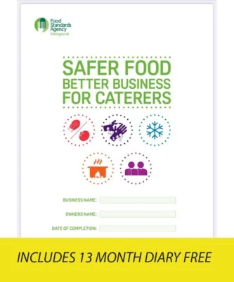 FSA Up to date 2025-2026 SFBB Safer Food Better Business Caterers Manual Full Pack