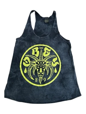 Obey Tank Top Women’s Size S Racerback Graphic Print Goat - Image 1 of 4