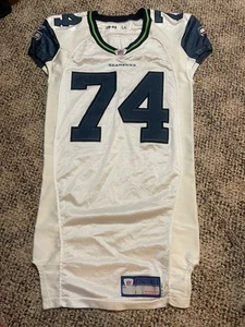 2006 Seattle Seahawks game Issued Jersey #74 Ray Willis White 48 - Picture 1 of 5