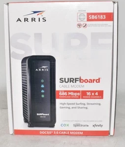 Arris Surfboard Cable Modem(Up To 686 Mbps) NIB (4597A) - Picture 1 of 5
