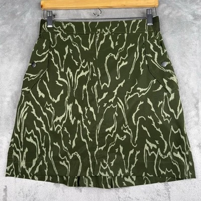 Athleta Vienna Cargo Skort Olive Green Stretch Performance Skirt Women’s 8 EUC - Image 1 of 4