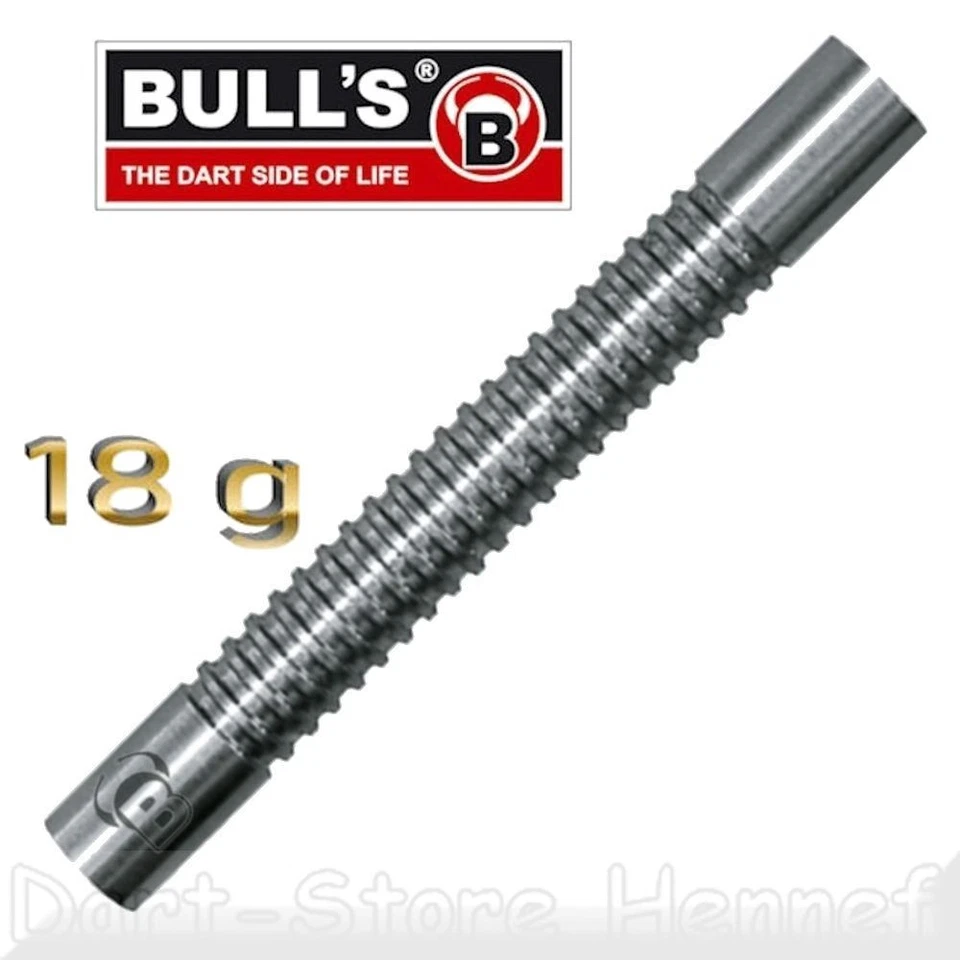 3 BULL's Dart Barrels BE-17, 80 % Tungsten, 18 g