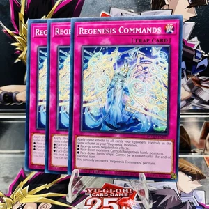 3x Yugioh Playset Regenesis Commands DUAD-EN077 Common 1st Ed Near Mint - Picture 1 of 1