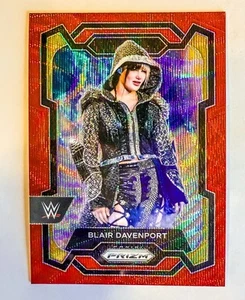 2024 Panini Prizm WWE - Blair Davenport #140 Red Prizm /299 - Picture 1 of 2