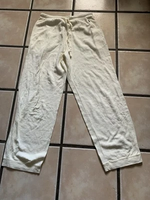 Polo Ralph Lauren  Thermal Waffle-Knit Sweatpant Winter White Sz M - Image 1 of 4