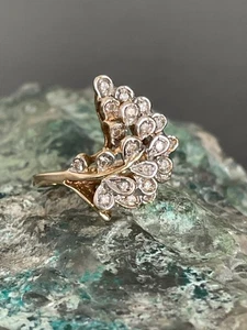 Exklusiver Damenring aus 585er Gelbgold mit 22 Diamanten - Bild 1 von 10