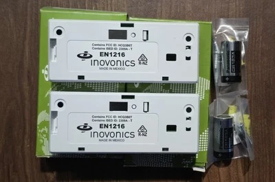 INOVONICS EN1216 ЛОТ ИЗ 2 передатчиков с двойным входом с настенным вскрытием совершенно новый - Изображение 1 из 4