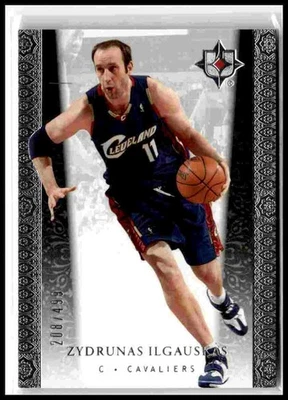 2006-07 Upper Deck Ultimate Collection #21 Zydrunas Ilgauskas #/499 - Image 1 of 2