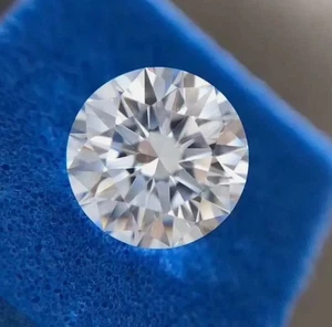 IF Clarity 1 Pc Loose CVD Diamond 5 x 5 mm D Color Round Certified - Picture 1 of 14