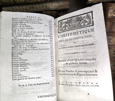 1797 Arithmetic of Barreme - The Easy Book To Learn Arithmetic Without a Teacher - Image 1 of 4