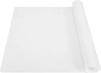 Alfombrilla de contador de silicona gruesa grande 23,4" por 15,6", calor 23,4" L x 15,6" W, transparente  Foto 1 de 4