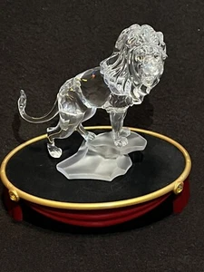 Swarovski Crystal Lion Standing on Rock Figurine - #269377 - Picture 1 of 9