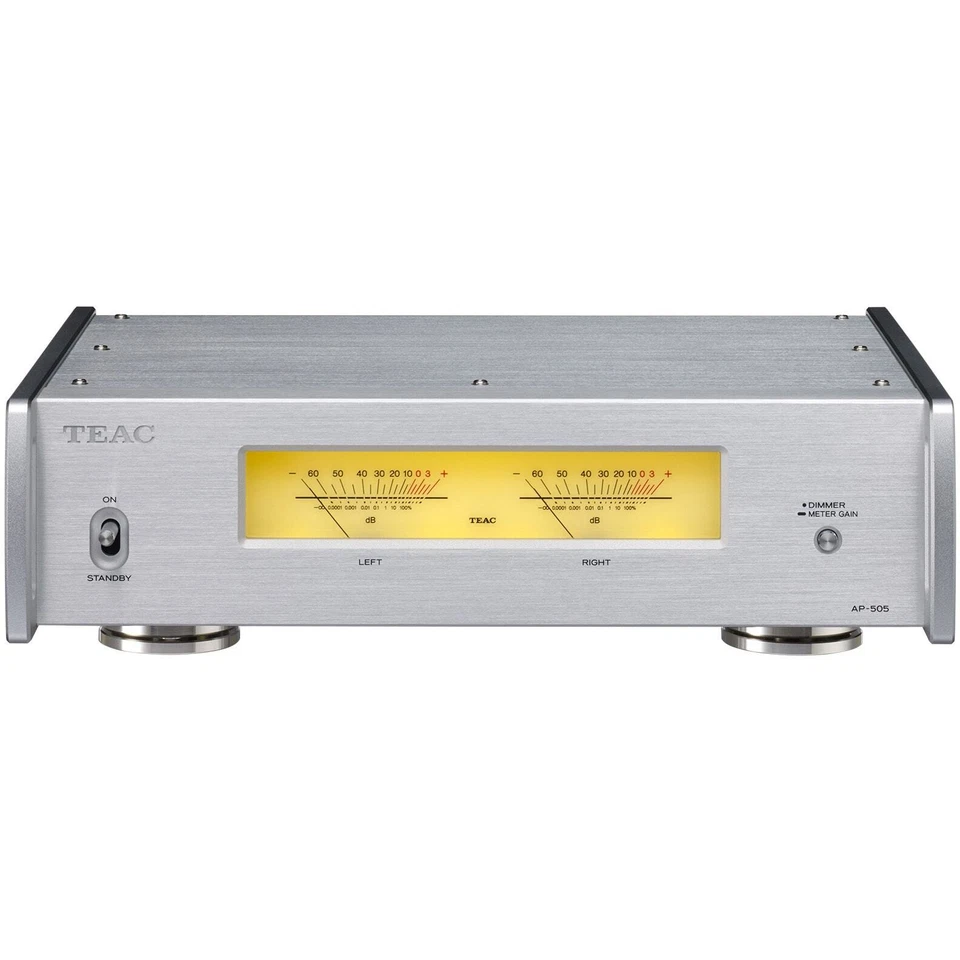 TEAC AP-505–S [Stereo Power Amplifier Silver] AC:100 Japan Import - Image 1 of 1