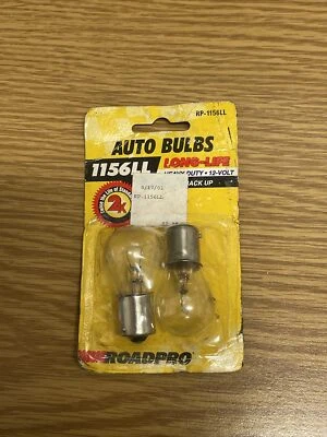 ROADPRO RP-1156LL 1156 BOMBILLAS DE REPUESTO AUTOMOTRICES DE LARGA DURACIÓN DE ALTA RESISTENCIA PAQUETE DE 2 Foto 1 de 2