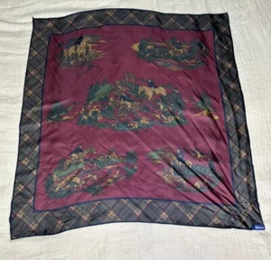 Polo Ralph Lauren Seidentuch Reitsport Jagd Party 30" LESEN - Bild 1 von 11