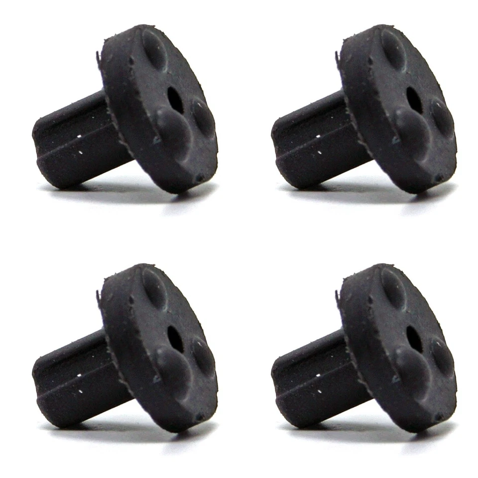 WHIRLPOOL 481246368017 X4 LOT Patin Caoutchouc Butee Pied Grille Plaque cuisson - Photo 1/1