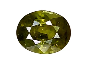 1,31ct grüner natürlicher Saphir oval geschliffen lose Edelsteine "siehe Video" - Bild 1 von 3