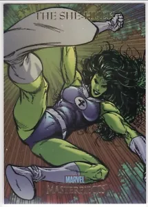Marvel Masterpieces 2007 Foil Parallel Card #75 - The She-Hulk - Imagen 1 de 2