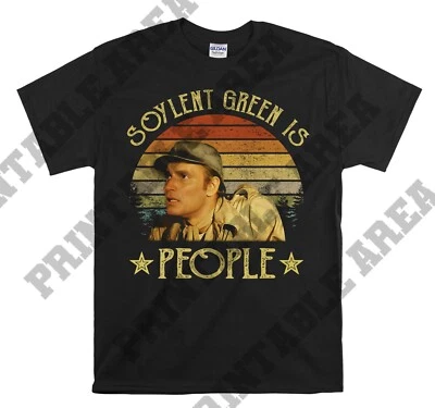 Soylent Green Charlton Heston Movie Hoodie Tshirt Men Women Unisex MO413 - Image 1 of 4