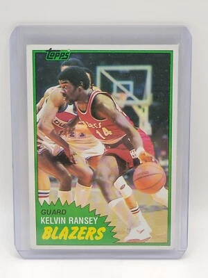 1981 Topps #W88 Kelvin Ransey   Portland Trail Blazers - Image 1 of 2