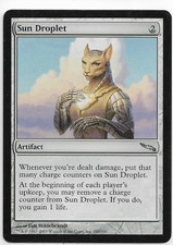 MTG magic 1x Sun Droplet (LP) Mirrodin