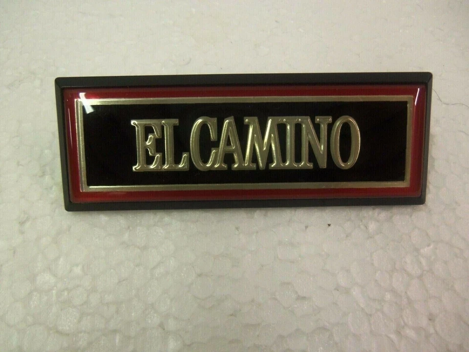 DASH BEZEL EMBLEM "EL CAMINO" 1981- 1985 EL CAMINO NEW OPS4061 - Image 1 of 1