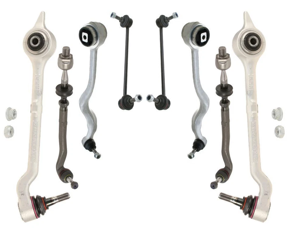 Kit de brazo de control de suspensión delantera Lemquire 8 piezas para 01-03 BMW 525i 528i 530i Foto 1 de 4
