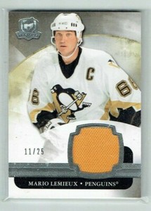 11-12 UD Upper Deck The Cup  Mario Lemieux  /25  Jersey  HOF