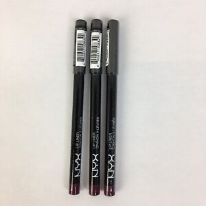 3 NYX Slim Lip Pencil  Prune SPL834 (3 Pack) Sealed