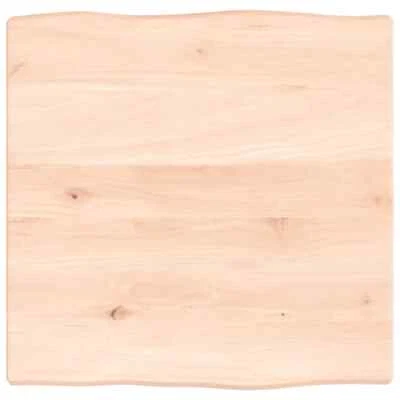 Tischplatte Massivholz Behandelt Baumkante Holzplatte Ersatz Massivholzplatte - Bild 1 von 4