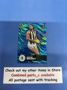 2021 SELECT FOOTY STARS PRESTIGE BLUE PARALLEL BRODIE GRUNDY PIES #040/125 - Picture 1 of 2