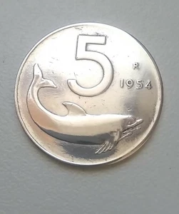 Moneta 5 lire rara del 1954 - Foto 1 di 4