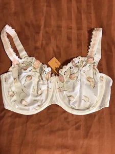 Eprise De Lise Charmel Bra New With Tags Sz 38F White - Picture 1 of 6