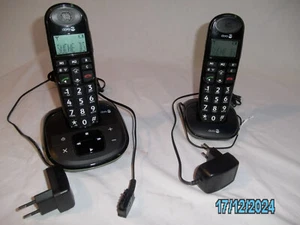 Telefon schnurlos mit Anrufbeantworter Duo, DECT Phone Easy 105 wr Duo Doro - Bild 1 von 10